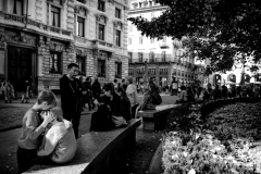 Piazza della Scala, ottobre 2019